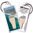 thumbnail image 2 of Destin FootWhere Souvenir Keychains. (DS100 - Assorted) 6 Piece Set, 2 of 7