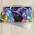 thumbnail image 2 of 1 Pcs 2D Flat License Plate Covers & Frames, Black Cat in Witch For Decorative Front, Waterproof For Decoration Aluminum License Plate Covers & Frames Cover For Men Women, 12" X 6", 2 of 6
