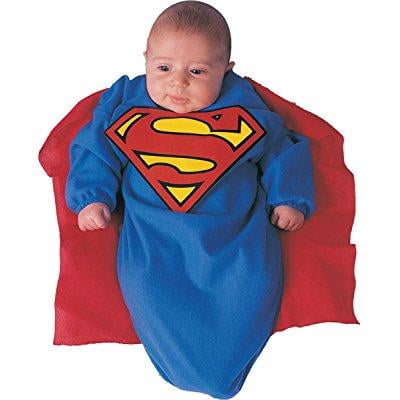 superman bunting costume - newborn