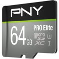 thumbnail image 1 of PNY U3 PRO Elite MicroSD Card - 64GB - P-SDUX64U395PROE-GE, 1 of 3