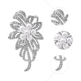 thumbnail image 4 of Broche Ramo Accesorios Ropa Mujer Negocios Broche De Diamantes De Imitación Broche Broches De Flores para Mujer Rojo Verde, 4 of 5