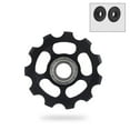 thumbnail image 2 of GLFILL Roue de Dérailleur Arrière de Vélo de Montagne 11T Roulement en Acier Galet CNC Guide de Route Rouleau Tambour 43mm Accessoires de Vélo Rouge, 2 of 9