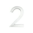 thumbnail image 2 of Montague Metal Products 16" Brushed Aluminum Floating or Flat Modern House Numbers 0-9 - 2, 2 of 6