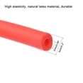 thumbnail image 3 of Uxcell Natural Latex Rubber Tubing 2mm ID 4mm OD 10ft Red Highly Elastic for Sports Exercise Fitness, 3 of 5