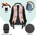 thumbnail image 4 of Pzuqiu Sleeping Capybara School Backpack for Girls 4 pcs Backpacks for Teens Bookbags with Lunch Bag Pencil Case Water Bottle Holder 17 Inch Backpack with Adjustable Strap, 4 of 7