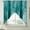 Green, variant on Teal Swag Curtain Valances, Retro Oil Painting Modern Abstract Art Aesthetics Kitchen Valance for Window, Rod Pocket Small Topper Drapes for Cafe Bedroom Bathroom 2 Panels Window Treatment 28"x36"