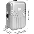 thumbnail image 5 of Maleta de juguete Maleta de bebé Lindo juguete de plástico Maleta con ruedas Mini caja de equipaje para niños Bebé niñas niños (Blanco) TUNC Sencillez, 5 of 5