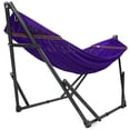 thumbnail image 2 of Tranquillo Hamac Double Universel 116 Pouces avec Support et Sac Ajustables, Violet, 2 of 12
