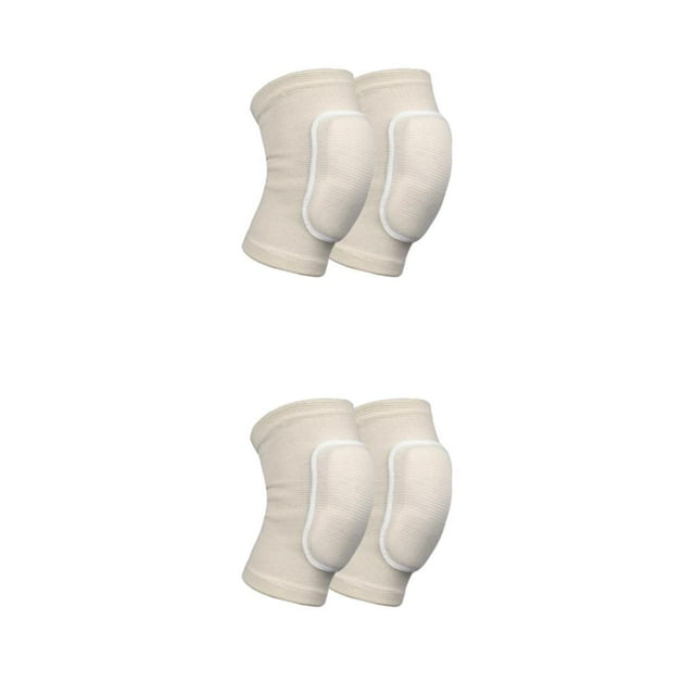 Soidarity Rodilleras resistentes a los impactos para voleibol y traje de baile Rodilleras Niños Deportes Esponja Fútbol Blanco Como se muestra Blanco Como se muestra 2Conjunto