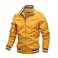 thumbnail image 3 of Chaqueta deportiva impermeable para exteriores para hombre, chaqueta bomber para primavera y verano, ropa de hombre, chaqueta cortavientos de moda para hombre, chaqueta informal blanca, 3 of 4