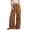 Brown1, variant on Lmnyox Cotton Linen Pants for Women Summer Wide Leg Drawstring Palazzo Pants Flowy Vacation Trousers