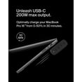 thumbnail image 3 of Cargador Belkin de 4 puertos USB-C, 200 W, GaN Fast Charge, negro, 3 of 7