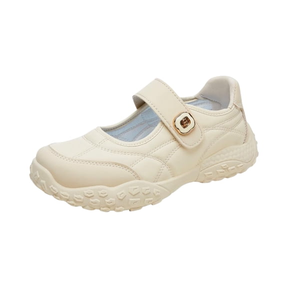 longantii Womens Orthopedic Mary Jane Sneakers Lightweight Comfortable Non Slip Casual Walking Shoes Breathable Soft Sole Ballerina Flats with Memory Foam Insole for Daily Wear Brown