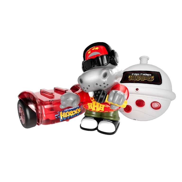 Odyssey Toys, Hoverboard Heroes Hip Hop Hippo, LED Light-Up RC Toy