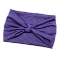 thumbnail image 2 of Diadema ancha para mujer, da para el sudor, elá, , para , diadema sólida - Púrpura Macarena Banda para el cabello con banda ancha para la cabeza, 2 of 8