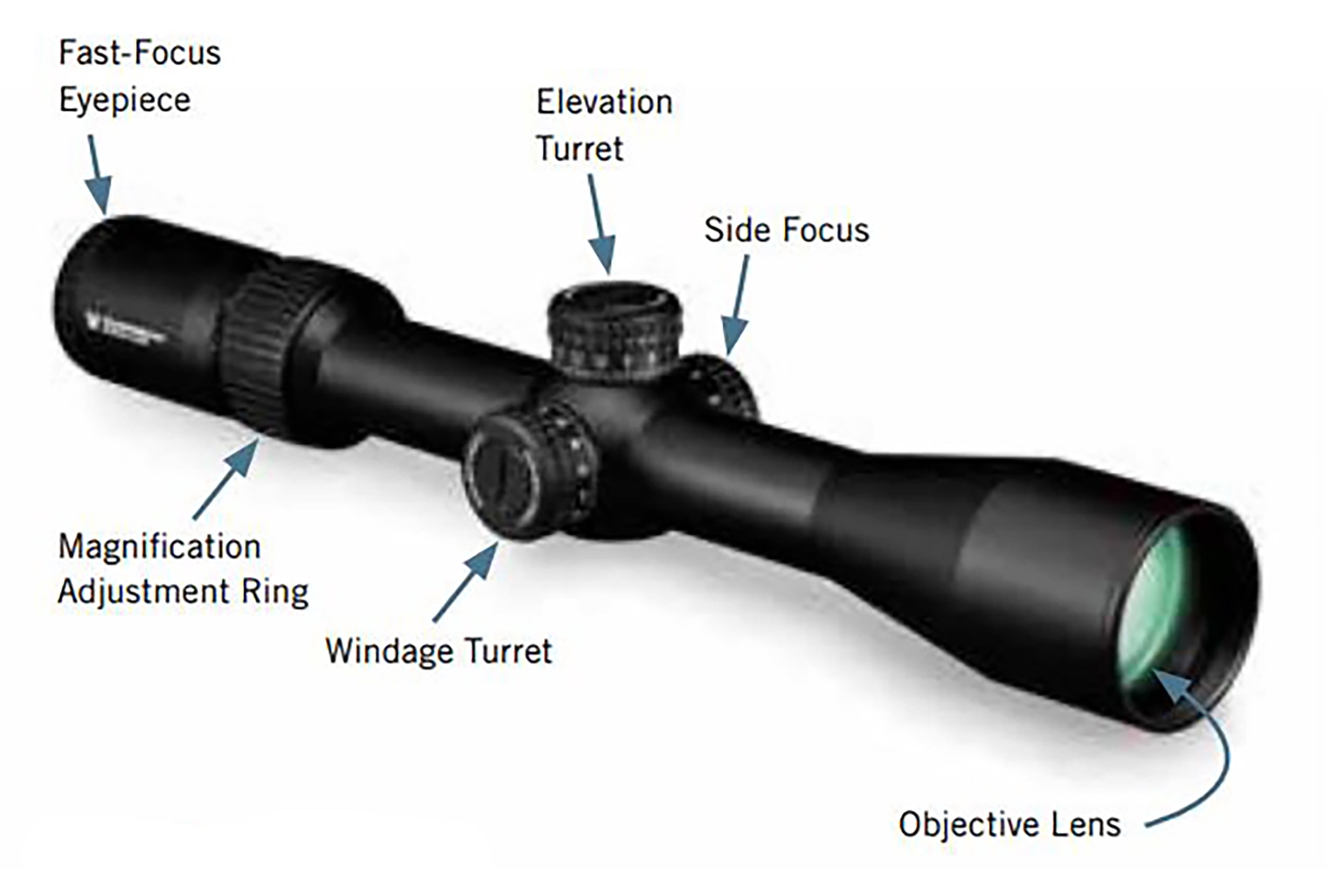 Vortex Optics Diamondback 6-24x50 First Focal Plane Riflescope - EBR-2C (MRAD) Reticle