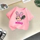 thumbnail image 4 of Ropa infantil de Disney Mickey, camiseta de algodón de moda de verano para niñas, camiseta divertida de dibujos animados para niños y niñas, camiseta de manga corta, 4 of 5