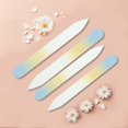thumbnail image 6 of Unique Bargains Glass Multifunctional Nail File Manicure Tool Small 4 Pcs Blue Yellow, 6 of 6