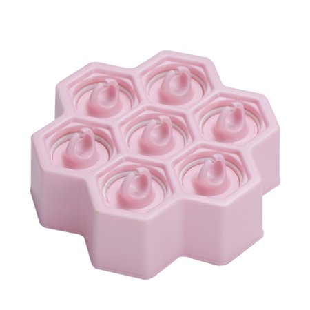 

Ice Cream Mold with Geometric Appearance Design Durable Safe Convenient Washable Odourless Suit for Various Desserts