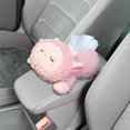 thumbnail image 3 of Tongina Plush Car Tissue Holder Hanging Tissue Box Interior Decoration Soft Auto Accessories Cute Paper Holder Tissue Tray Container Sheep, 3 of 7