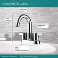 thumbnail image 3 of Precept Bathroom Faucet, Chrome, 3 of 4