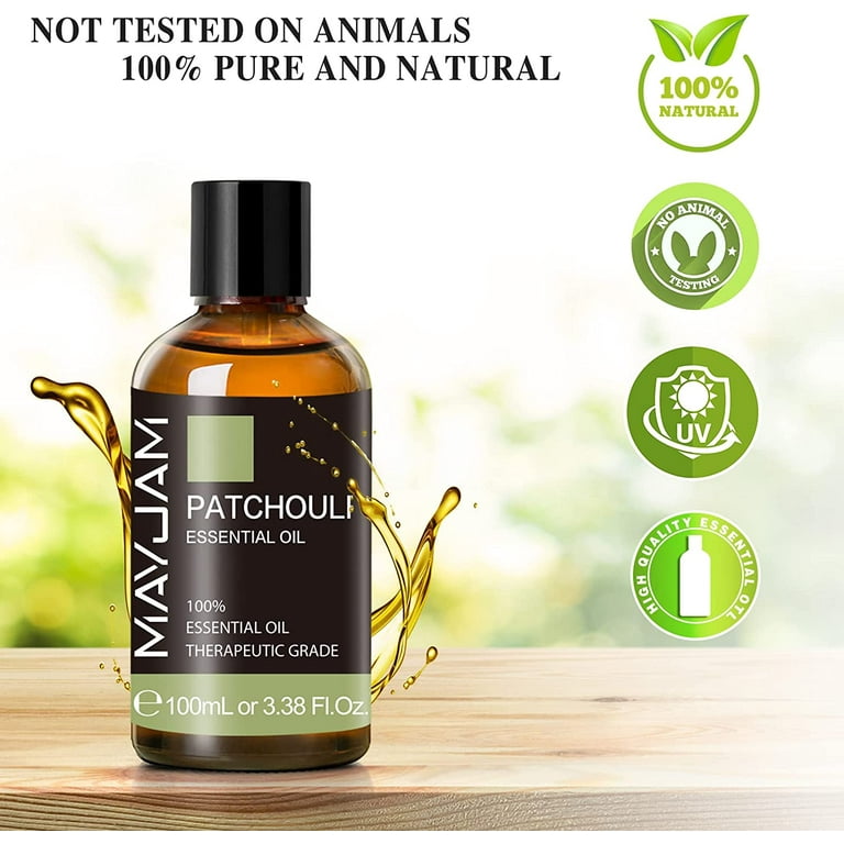 Patchouli 100% Pure Essential Oil (Therapeutic Grade) 100% Pure Essential  Oils
