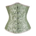 thumbnail image 4 of Corsé de moda para mujer, corsé con varillas debajo del busto y brocado, corsé moldeador de cintura con clip en la cintura de jacquard, 4 of 4