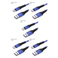 thumbnail image 2 of Cable USB Methold de nylon reemplazo de línea de datos de Carga rápida para Android Micro USB Azul 2M, 2 of 6
