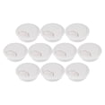 thumbnail image 2 of 12pcs Office PC Computer Desk Grommet Cable Hole Cover 50mm Diameter (Grey White), 2 of 8