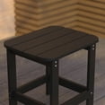 thumbnail image 4 of Merrick Lane Table d'Appoint Adirondack Intérieure/extérieure en Résine Poly en Noir, 4 of 12