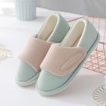 thumbnail image 2 of ZTTD House Sippers for Women Cotton Slippers Anti Slip Lightweight House Outdoor Indoor Warm Shoes Green, 2 of 6