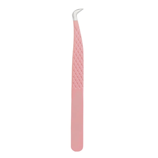 Lash Extension Tweezers for False Eyelashes Stainless Steel Lash Tweezers for Precise Eyelash Placement And Removal Rust-Proof Makeup Tool for Beginners And Travel