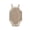 Khaki, variant on LYMAYTER 3M-24M ‌‌Infant Girls Baby Spaghetti Strap Sleeveless Cotton Bodysuit One-Piece Summer Set‌