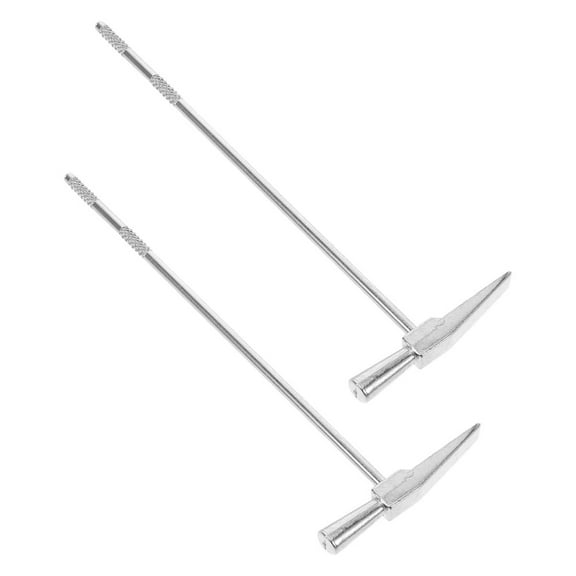 Raindrops 2pcs Kalimba Tuning Hammers Aluminum Alloy Sound Maintenance Tools For Thumb Pianos Ideal For 15-Key And 17-Key Finger Pianos