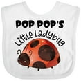 thumbnail image 3 of Inktastic Pop Pop's Little Ladybug Boys or Girls Baby Bib, 3 of 4