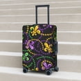 thumbnail image 3 of Wukai Mardi Gras6 Elastic Luggage Cover: Personalized Protection for Your Suitcase - Fits 19~29-inch, Washable & Durable Travel Companion-Medium, 3 of 8