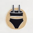 thumbnail image 3 of CCRFTGI Girls Swimsuits 10-12 Summer Two Piece Beach Swimwear Swimsuits Swimming Girls Fashion Bathing Suit Black 11-12 Years, 3 of 5