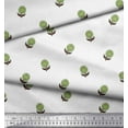 thumbnail image 3 of Soimoi Polyester Crepe Fabric Leaves & Floral Block Fabric Prints by Yard 52 Inch Wide, 3 of 3