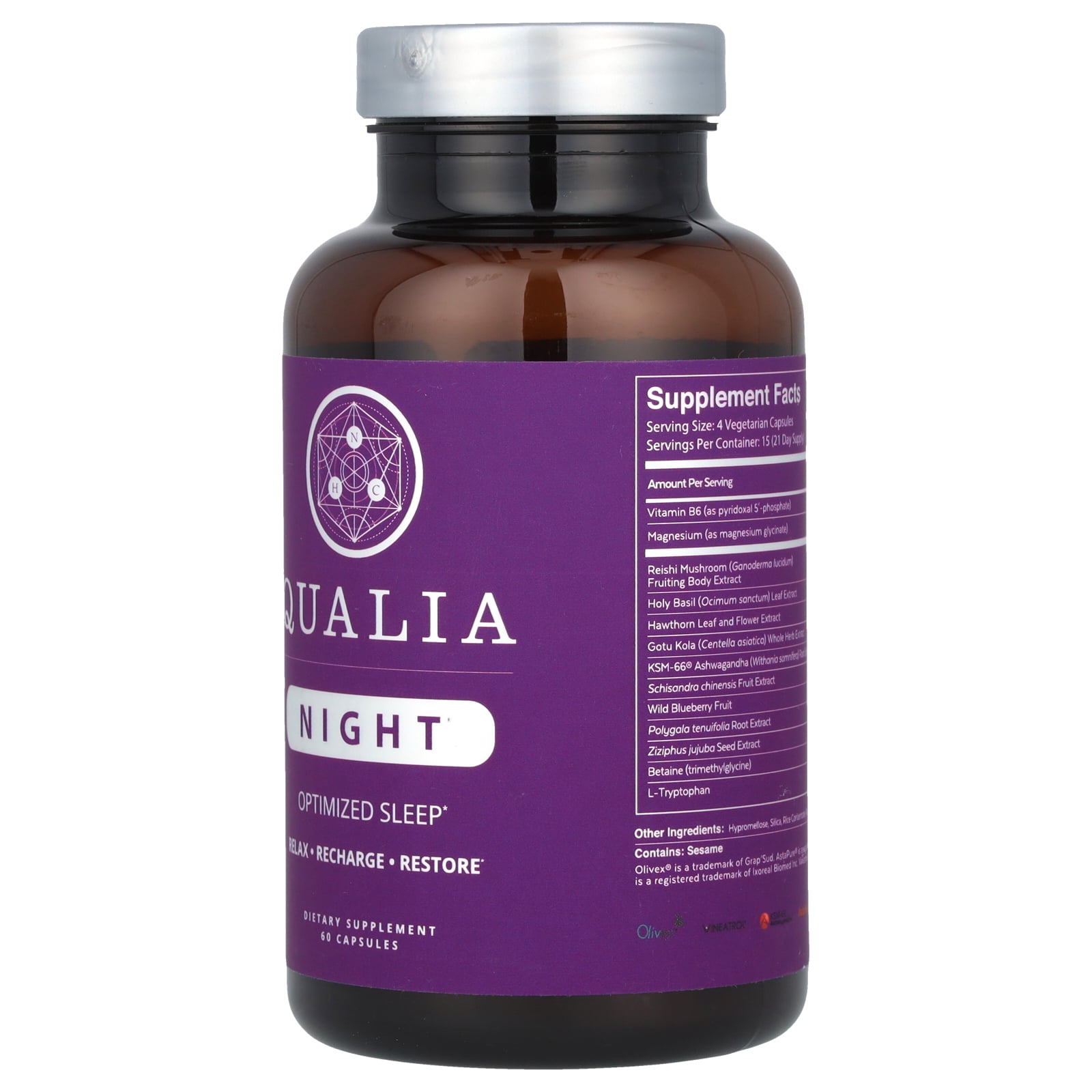 Qualia Night®, 60 Capsules