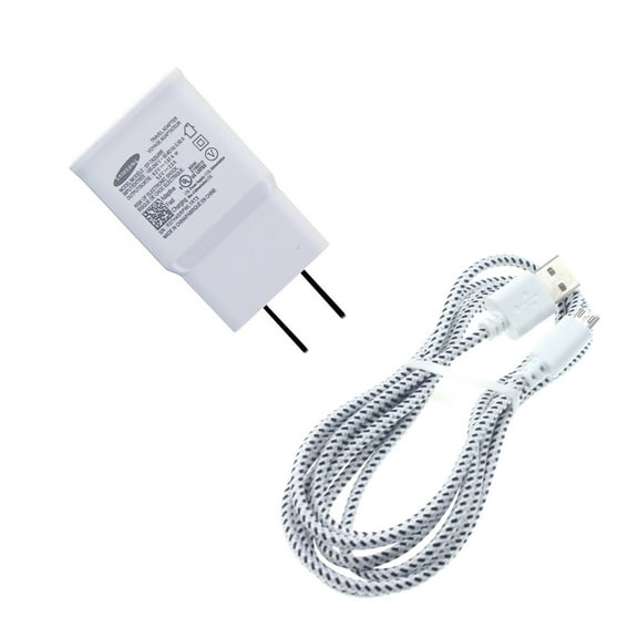 Quick 6ft USB Cable Fast Home Charger for LG Aristo 5 Phones - Power Adapter Travel Wall AC Plug Cord Wire MicroUSB L9J Compatible With LG Aristo 5 Models