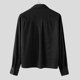 thumbnail image 5 of Ceisia Men's Relaxed Ribbed Cotton Shirt | Long-Sleeve Solid Turndown Collar Casual Top with Pocket Gift, 5 of 9