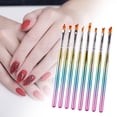 thumbnail image 3 of Juego de 8 Pinceles para Decoración de Uñas Perfecl Nail Art, 3 of 8