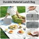 thumbnail image 4 of Bolsa térmica reutilizable para el almuerzo - Bolsa de poliéster a prueba de fugas, mantiene la comida caliente/fría para ir al trabajo, interior espacioso, 4 of 4