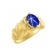 thumbnail image 3 of *RYLOS Solitaire Gemstone Blue Star Sapphire  Ring - September Birthstone*, 3 of 4