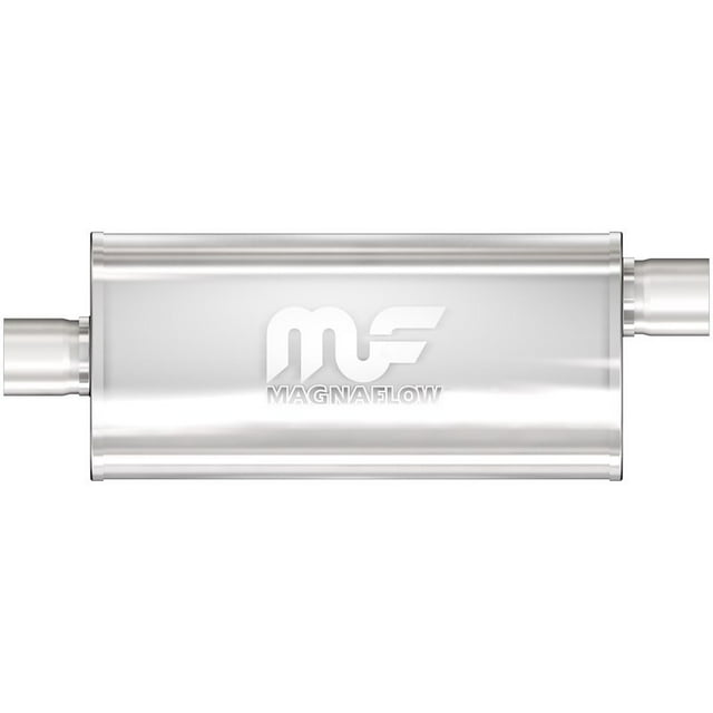 Magnaflow Performance Exhaust Muffler 14229 Single 3 Inch Offset Inlet; Single 3 Inch Center Outlet; 14 Inch Body/20 Inch Overall Length