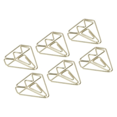 Golden Paper Clips, Golden Metallic Paper Clips Antislip Prevent