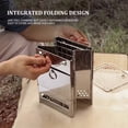 thumbnail image 2 of Foldable Stainless Steel BBQ & Wood Burning Camp Stove, Compact Portable Rocket Stove for Outdoor Camping & Bushcraft, 2 of 11