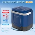 thumbnail image 3 of M optimized 35 Quart (33 L) Electric Cooler & Warmer, Portable Car Refrigerator with Automatic Locking Handle, 12V Car Cooler for Vehicle & 110V AC Home Power Cord, Plug in Coolers, 3 of 9