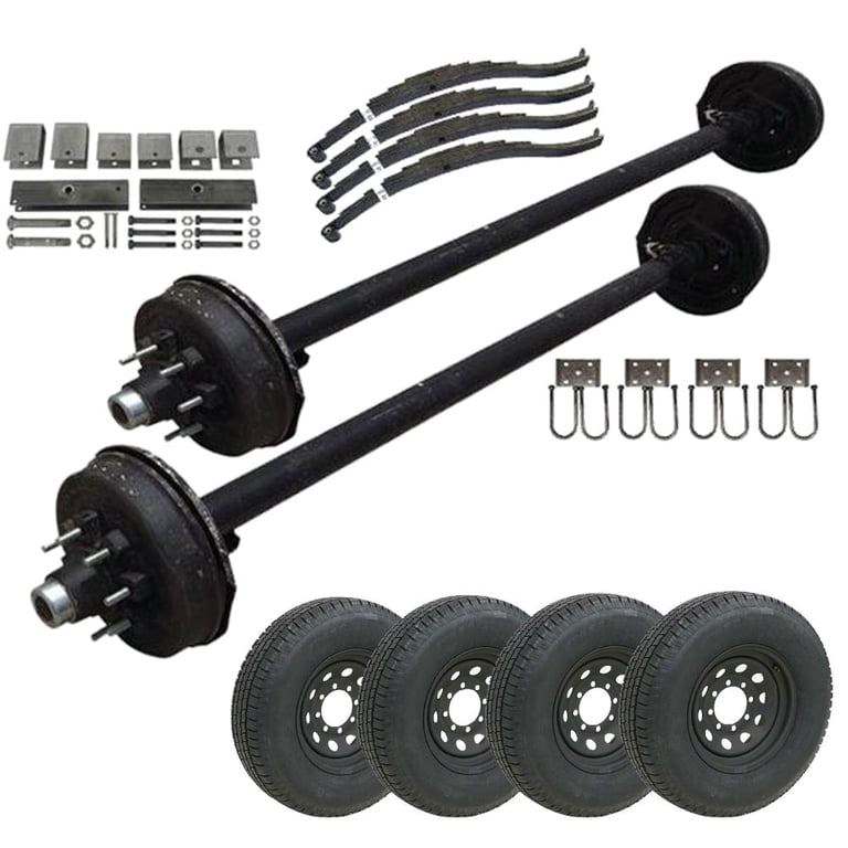 Tandem 7k Electric Brake Axle Kit Slipper Springs Johnson, 40% OFF