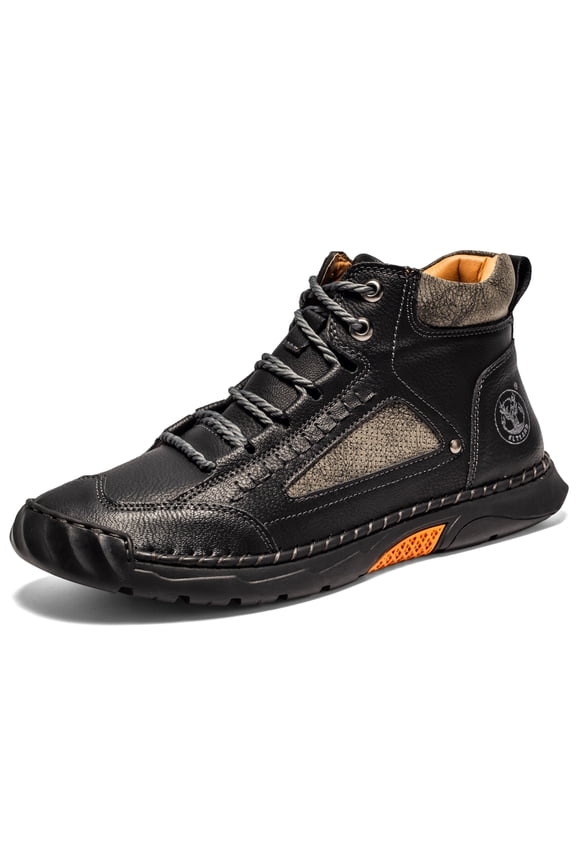 Men Fashion Vintage Chukka Leather Ankle Boots Handmade Casual Shoes